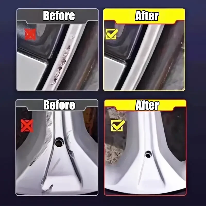 ZHILIGUAN Wheel hub repair kit removes scratches and wear to improve car maintenance. Universally applicable plastic material