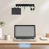 simple Metal key holder home wall hooks organizer door entryway hallway kitchen wall bedroom decor rack with 9 hook 6