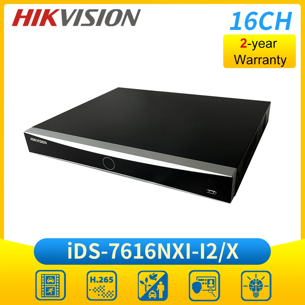 Hik 4K Deepinmind Nvr 16Ch Ids-7616Nxi-I2/X Sostituisci Ids-7616Nxi-M2/X Registratore Di Videosorveglianza Di Rete Pos Riconoscimento Facciale