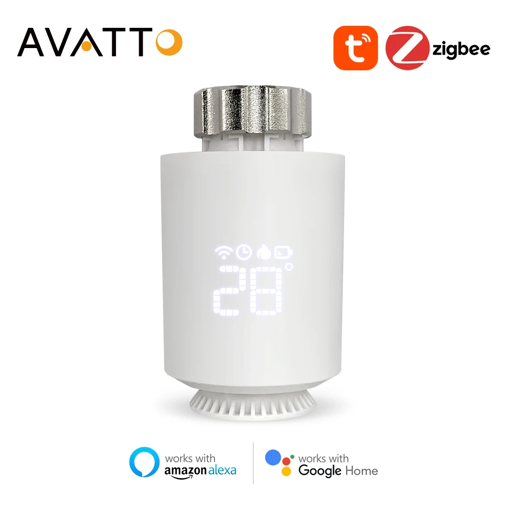 Smart Radiator Valve Thermostat Google Home | Zigbee Radiator Actuator  Thermostat - Automation Modules - Aliexpress
