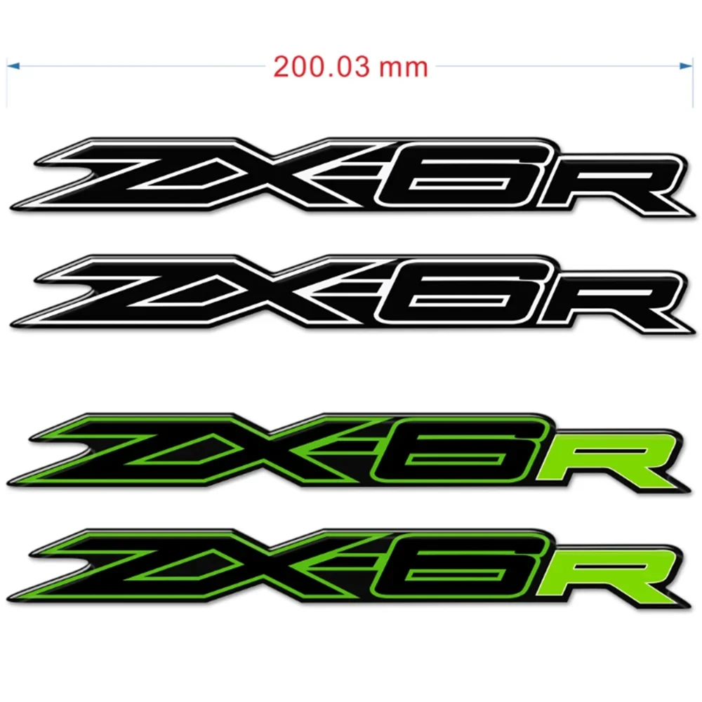 Sticker For Kawasaki Ninja ZX-6R ZX6R ZX 6R Tank Pad Fairing Upper Body Shell Decoration Decal Stickers Motorcycle Gas Knee