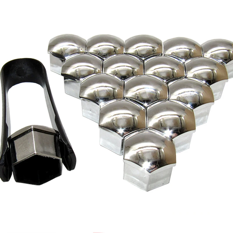 Wheel Nut Rim Cover Tyre Screw Cap Decor For Volvo S40 S60 S80 XC60 XC90 V40 V60 C30 XC70 V70/ 20PCS wheel nut caps wheel nut covers