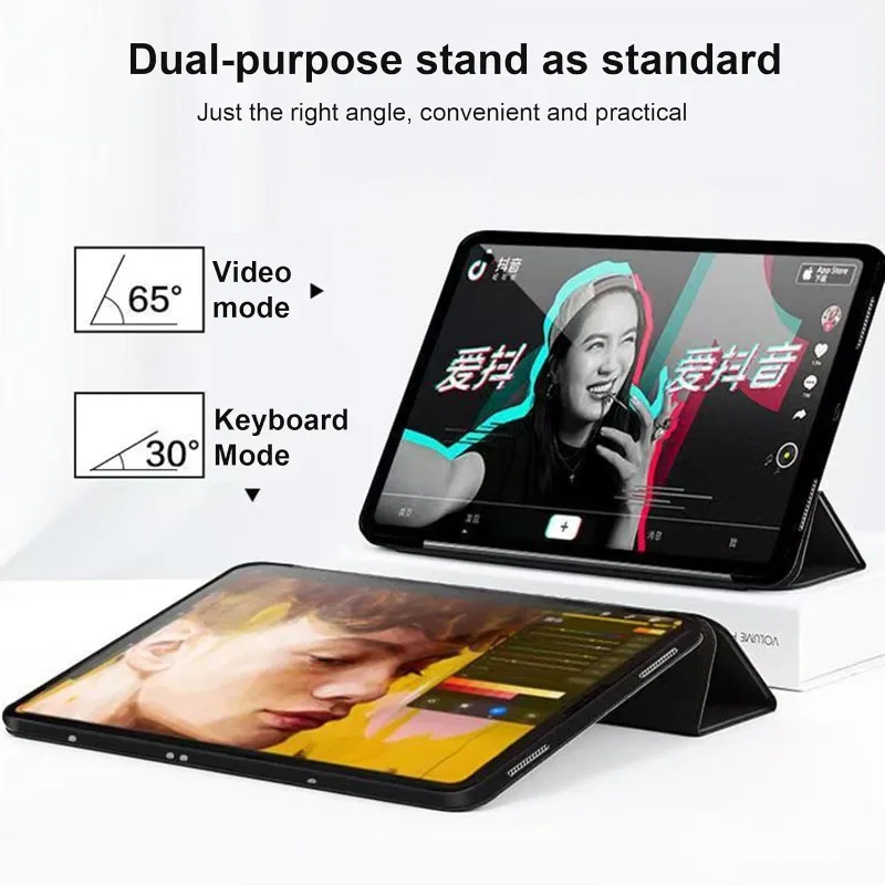 Magnetic Lightweight Protective Tablet Case with Auto Sleep/Wake Function