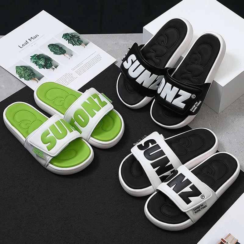 New Fashion Men/Women Summer Slippers Anti-slip Thicken Slipper Outdoor Beach Flip Flops For Men Household Comfortable Shoes