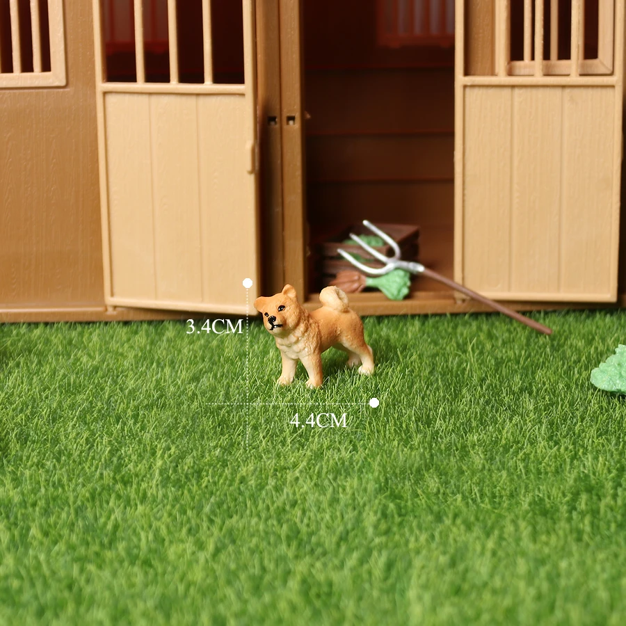 Realistische Mini-Hundefiguren Labrador Pudel Bulldogge Welpen-Spielset, Tortendekoration Kindergeburtstag Tischdeko Geschenk – Detail 38