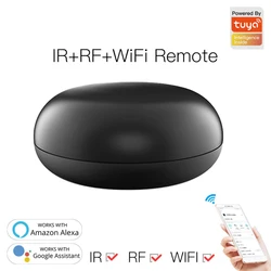 Tuya WiFi RF+IR Universal Remote Controller RF Appliances Tuya/Smart Life App Voice Control Work With Alexa Google Home