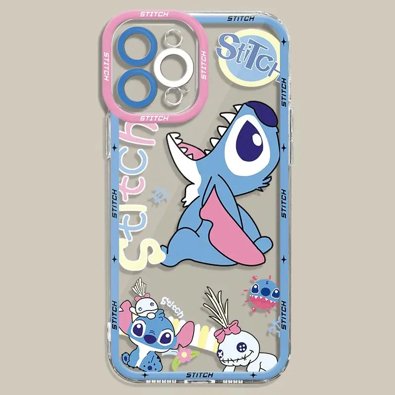 thumbnail image 1 of Disney Stitch Cute Phone Case for Apple iPhone 15 Pro Max 13 14 Plus 12 Mini 11 Pro XR 8 SE 7 6S XS MAX Shockproof Armor Cover, 1 of 5