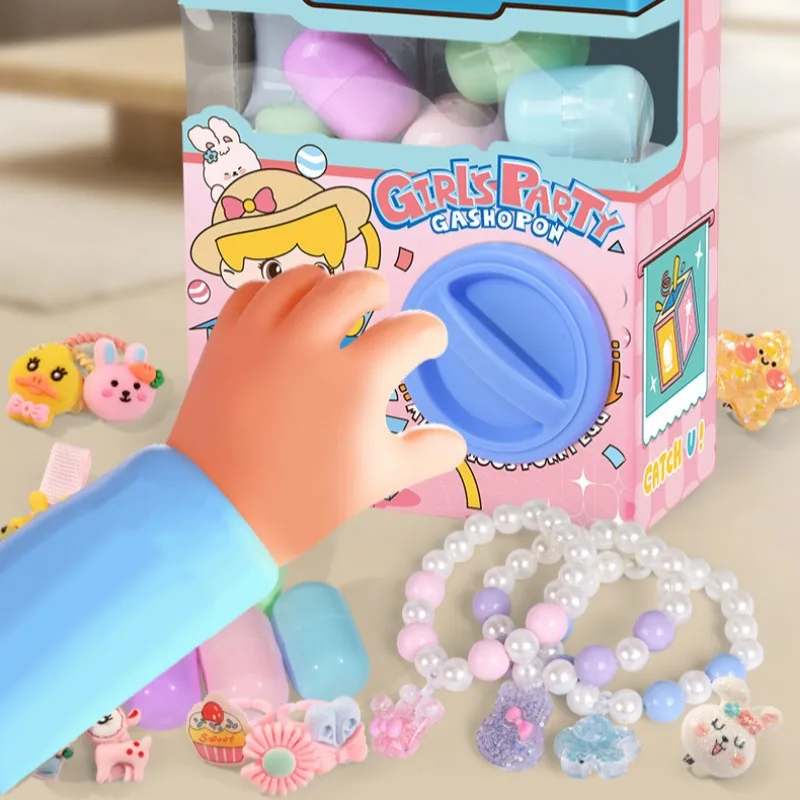 Children Mini Claw Machine Toys Surprise Egg Twisting Vending Machine Blind Box Game Christmas Kids Boys Girls New Year Gifts 5