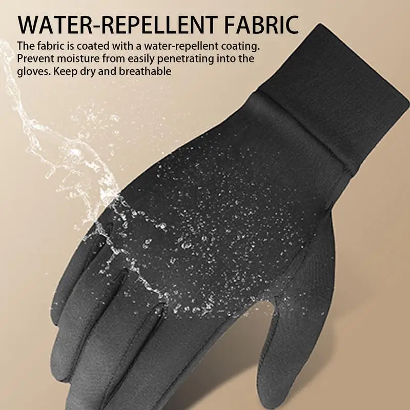 Winter Gloves Waterproof Thermal Mittens Cold Weather Accessories Non-slip Mittens With Touchscreen Fingers For Work Study 5