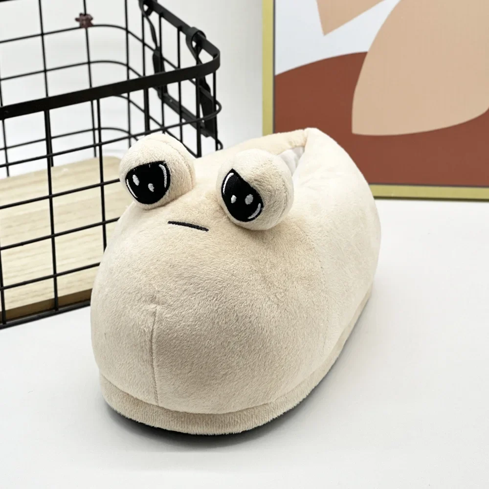 26CM Game My Pet Alien Pou Plush Toy Sad Pou Plush Slippers