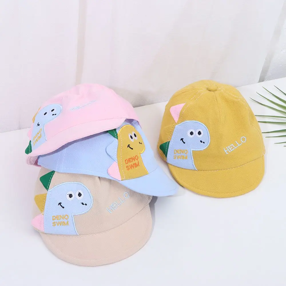 Outdoor Adjustable Fisherman Hat Mesh Spring Summer Sun Hats Cartoon Dinosaur  Baseball Cap