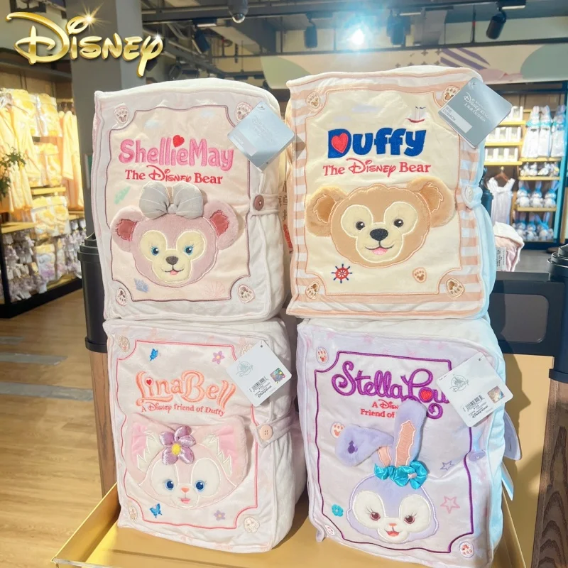 

2024 New Genuine Disney Duffy Linabell Stellalou Plush Throw Pillows Fairy Book Style Pillows Birthday Christmas New Year Gift