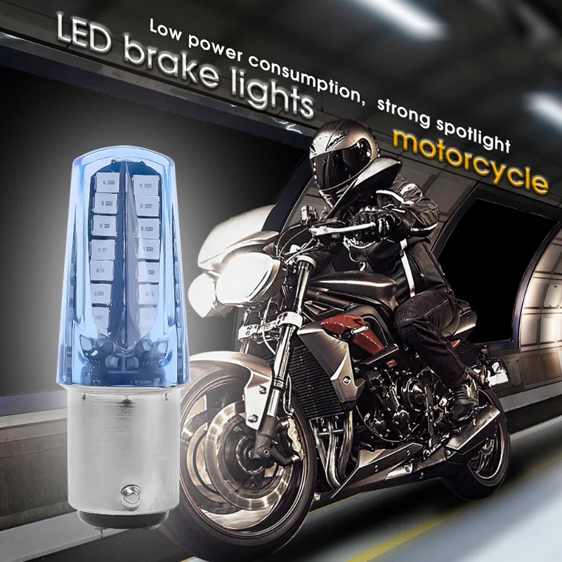 

Motorcycle LED Brake Lights Double Contact Strobe Signal StopTail Lamp Parking Turning Light Lighting Accessories 2.6W/6W