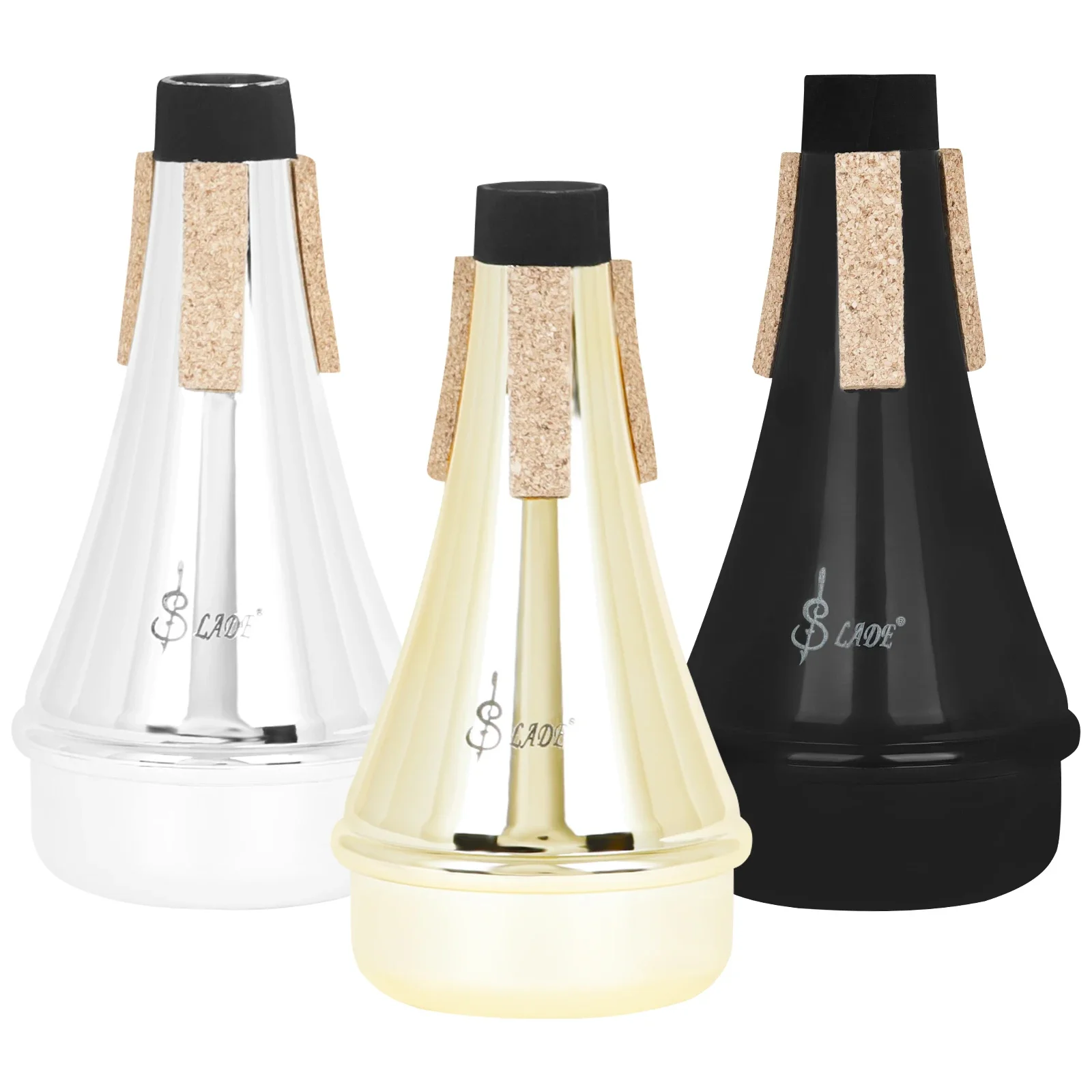 Trumpet Silencer Trumpet Mute Silencer ABS Lightweight Mute Trumpet Beginner Practice Silencer With Cork Brass Instrument Accessories
