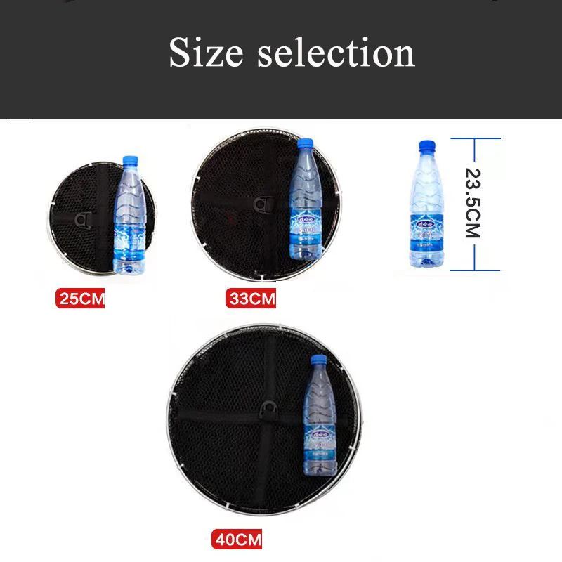 Fish Bag Stainless Steel Net Pocket Fish Protection Glued Protection Bag Folding Multi-function Thickened Fishing Net fishing landing net fishing net