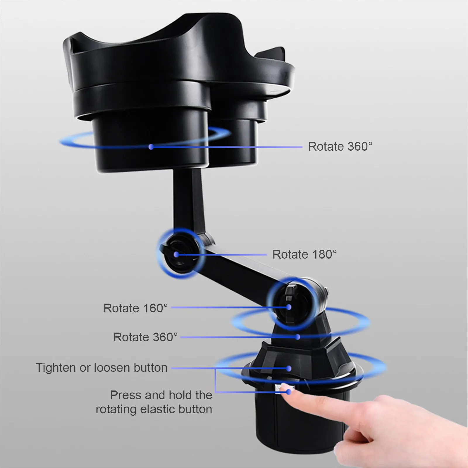 2x Getränkehalter Für Autotüren - Leder Halterungen Für Wasserflaschen