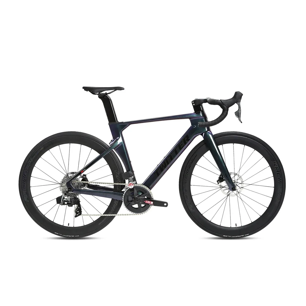 

TWITTER R10 RIV eTap AXS-2*12S Carbon Fiber Race Bike Fully concealed internal cable routing oil disc brakes bicycles велосипед