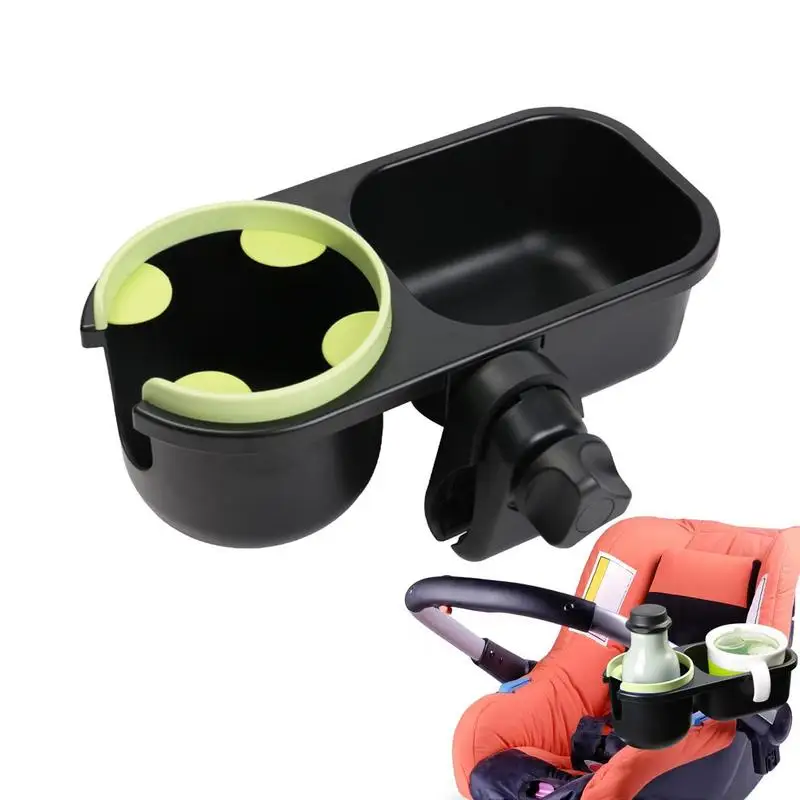 

Stroller Drink Holder Non-Slip Cup Storage Organizer Reusable Phone Holder For Nursing Bottles Snacks Lightweight Drink Holder