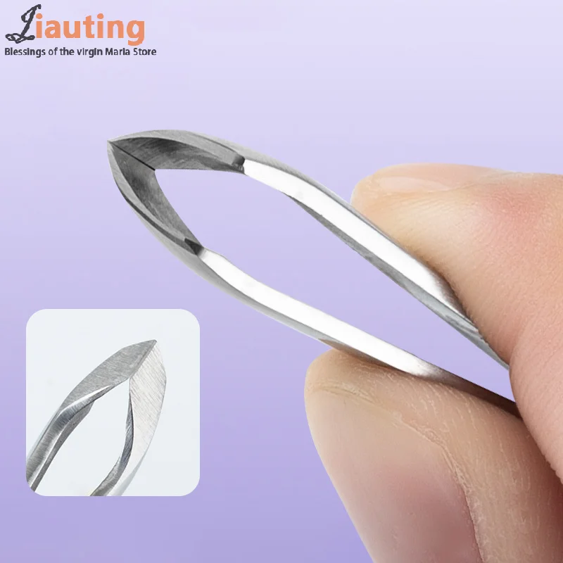 Mini Hangnail Squeeze And Snip Toenail Ingrown Dead Skin Remover Nail Art Cuticle Nipper Clipper Edge Cutter Manicure Plier Tool