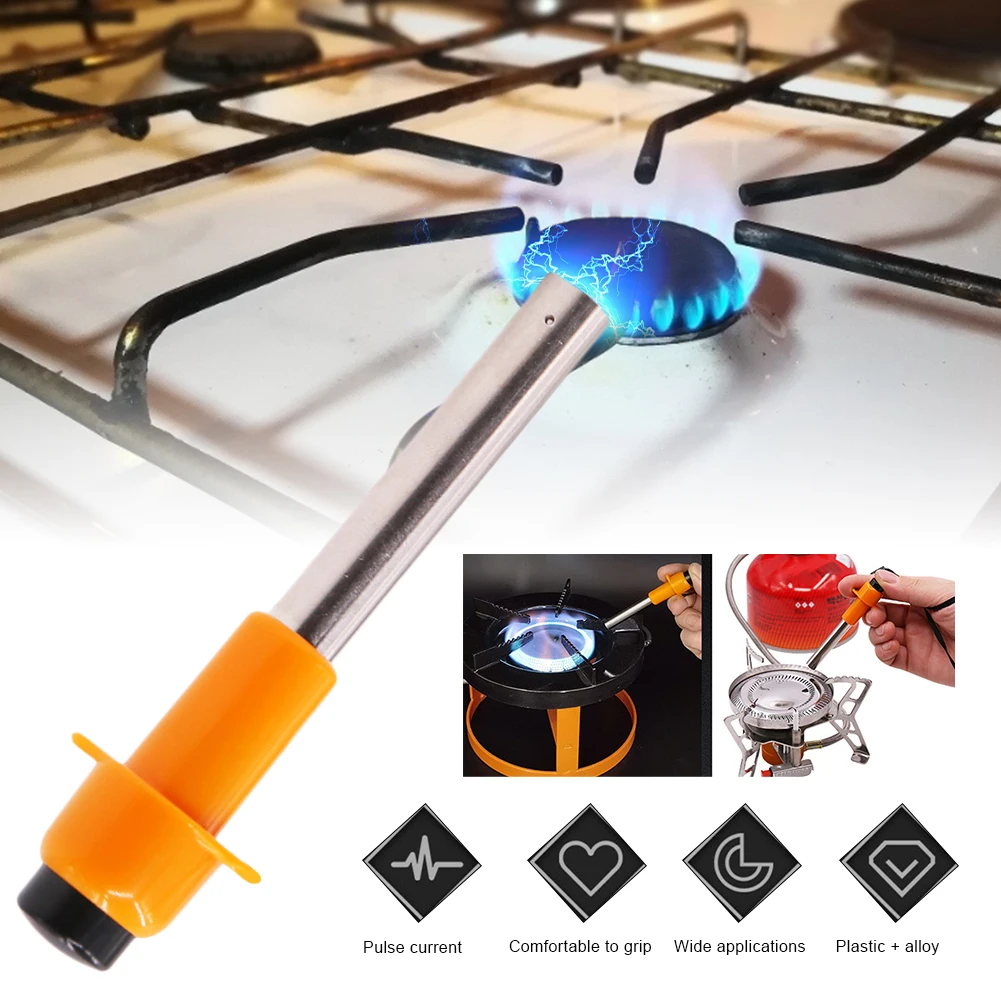 

1PC Portable Pulse Igniter Kitchen Outdoor BBQ Stove Piezo Electric Igniter Device Camping Pulse Lighter Gas Stove Accessories