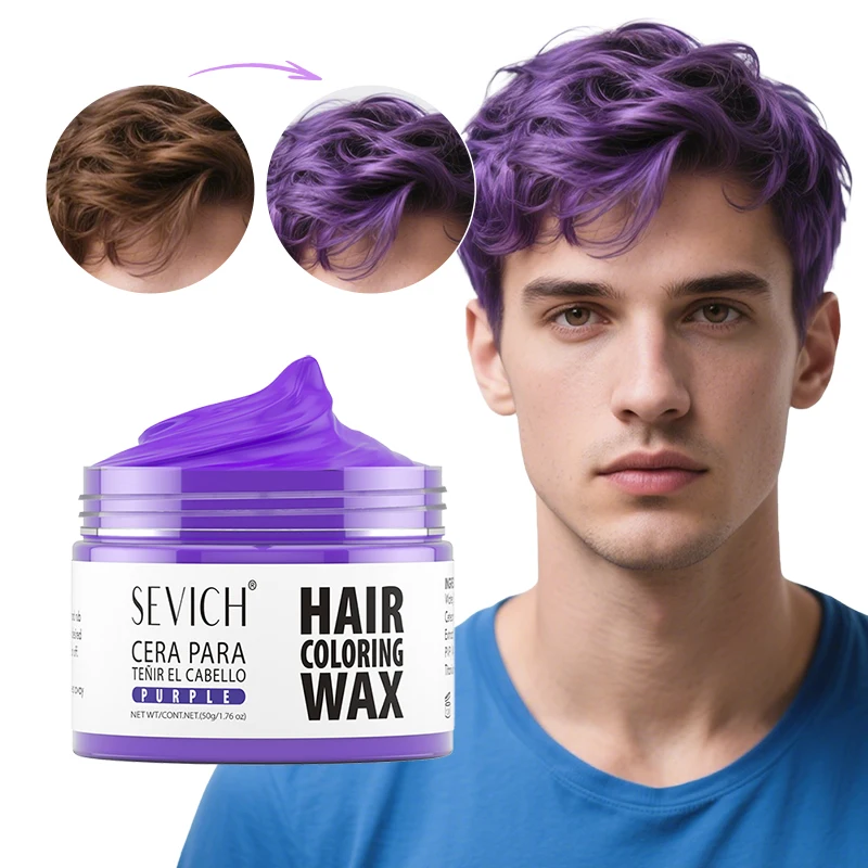 Cire de couleur pour cheveux d'halloween, 13 couleurs, 50g/120g, bricolage, teinture temporaire, boue, crème de couleur pour cheveux, pour fête quotidienne, Cosplay, hommes et femmes