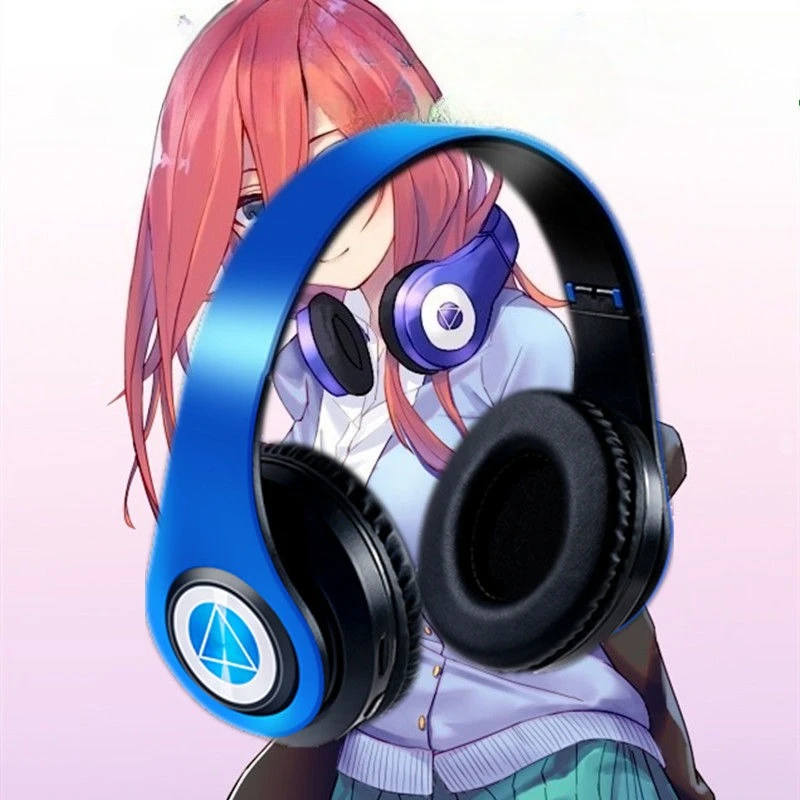 Miku Nakano ワイヤレスイヤホン Amazon.com: E-Greetshopping Nakano Miku Bluetooth Headphones, Miku