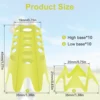 20Pcs Plastic Golf Tees Reusable Lightweight Simulator Portable Golf Mat Tees for Home Outdoor Indoor Turf and Driving Range 3