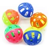 1/2/3PCS Pet Parrot Toy Colorful Hollow Rolling Bell Ball Bird Toy Parakeet Cockatiel Parrot Chew Cage Fun Toys Pet Bird 5