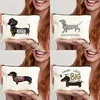 Cartoon Dachshund Cosmetic Bag Women Cartoon Zipper Makeup Bags Portable Travel Bags Organizer Pouch Storage Handbags Kids Purse 1