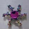 1 Pieces Alloy Finger Spinner Colorful Gyroscope Adult Office Decompression Toys 6