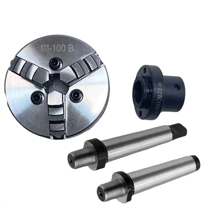 SENO K01-50 선반 척, 셀프 센터링 미니 DIY 금속 목재 선반 도구, 3 턱 M14 * 1 커넥팅 로드, K01-50, 63, 80/100