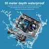 WiFi Action Camera 30m Waterproof Exercise Video Recorder 120° Wide Angle Underwater Camera with Accessories 4