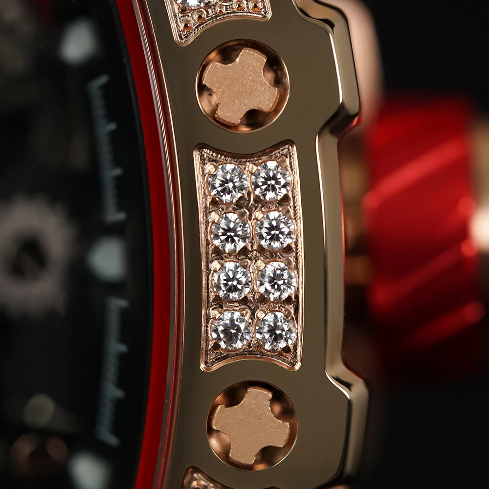 SAPPHERO Orologio Uomo Impermeabile 100M – Cronografo Quarzo Con Calendario E Lancette Luminescenti, Regalo Elegante - 4