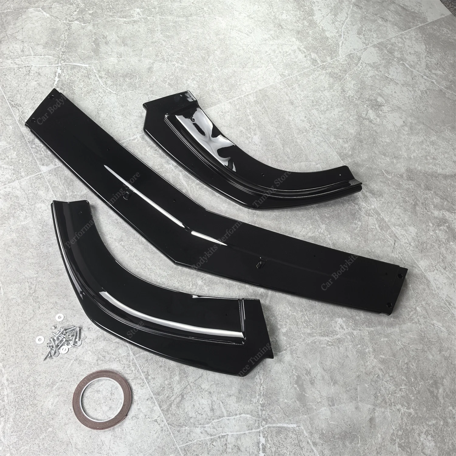 Maxton 스타일 앞 범퍼 립 스포일러 스플리터 메르세데스 W204 S204 C63 AMG/AMG-라인 2011-2014 Facelift Bodykits Tuning