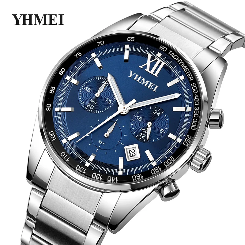 

Sdotter 2023 New Watches Mens Luxury Brand Big Dial Watch Men Waterproof Quartz Wristwatch Sports Chronograph Clock Relogio Masc