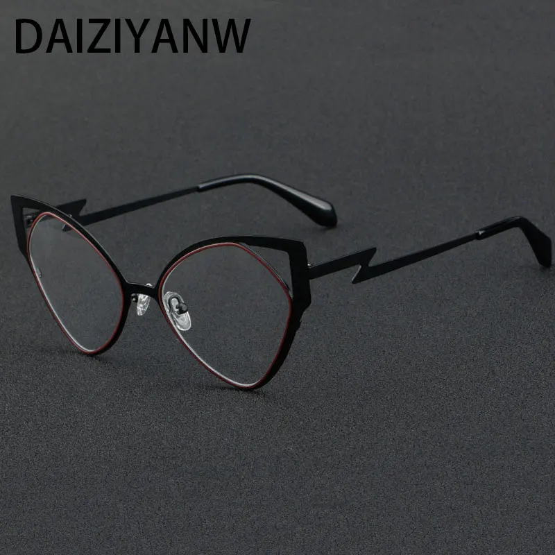 

Винтажные оригинальные нестандартные очки ручной работы для мужчин и женщин, высококачественные металлические очки