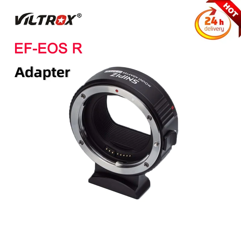Nuovo Anello Adattatore Obiettivo Viltrox Snipiz Ef-Eos R Canon Ef Ef-S Obiettivo A R Mount Messa A Fuoco Automatica Per Fotocamera Canon Rf Eos R Rp 