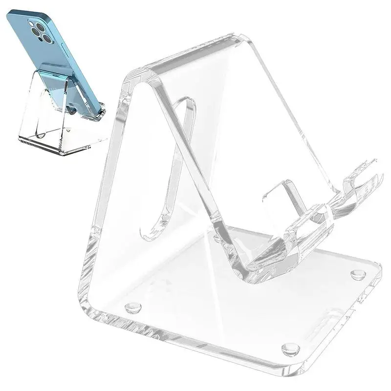Phone Holder Acrylic Acrylic Cell Phone Stand Office Phone Holder