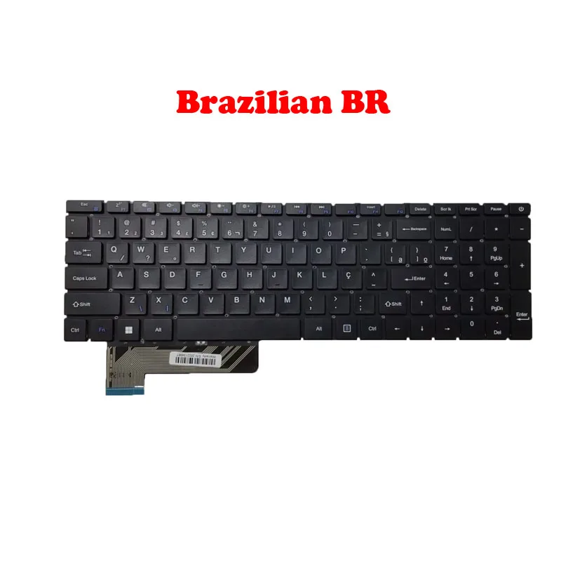 Teclado Inglês para Gateway Gwtn1561 Gwtn156-1rg Gwtn1564 Gwtn156-4bk Gwtn156-4bl 4gr 4pr Gwtn1565 Gwtn156-5bl 5bk 5gr 5pr - Imagem 4
