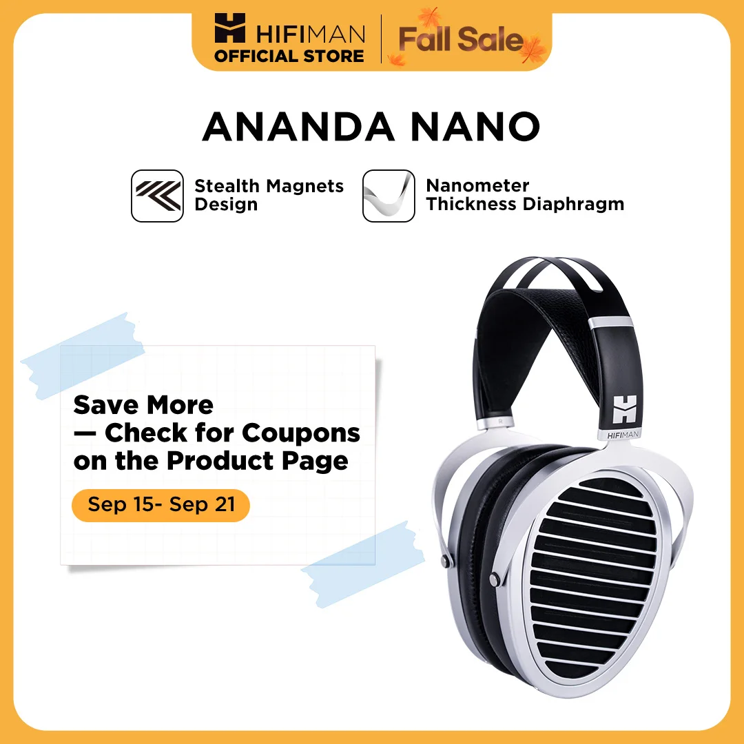 HIFIMAN ANANDA NANO ナノメートル厚ダイヤフラムを備えた
