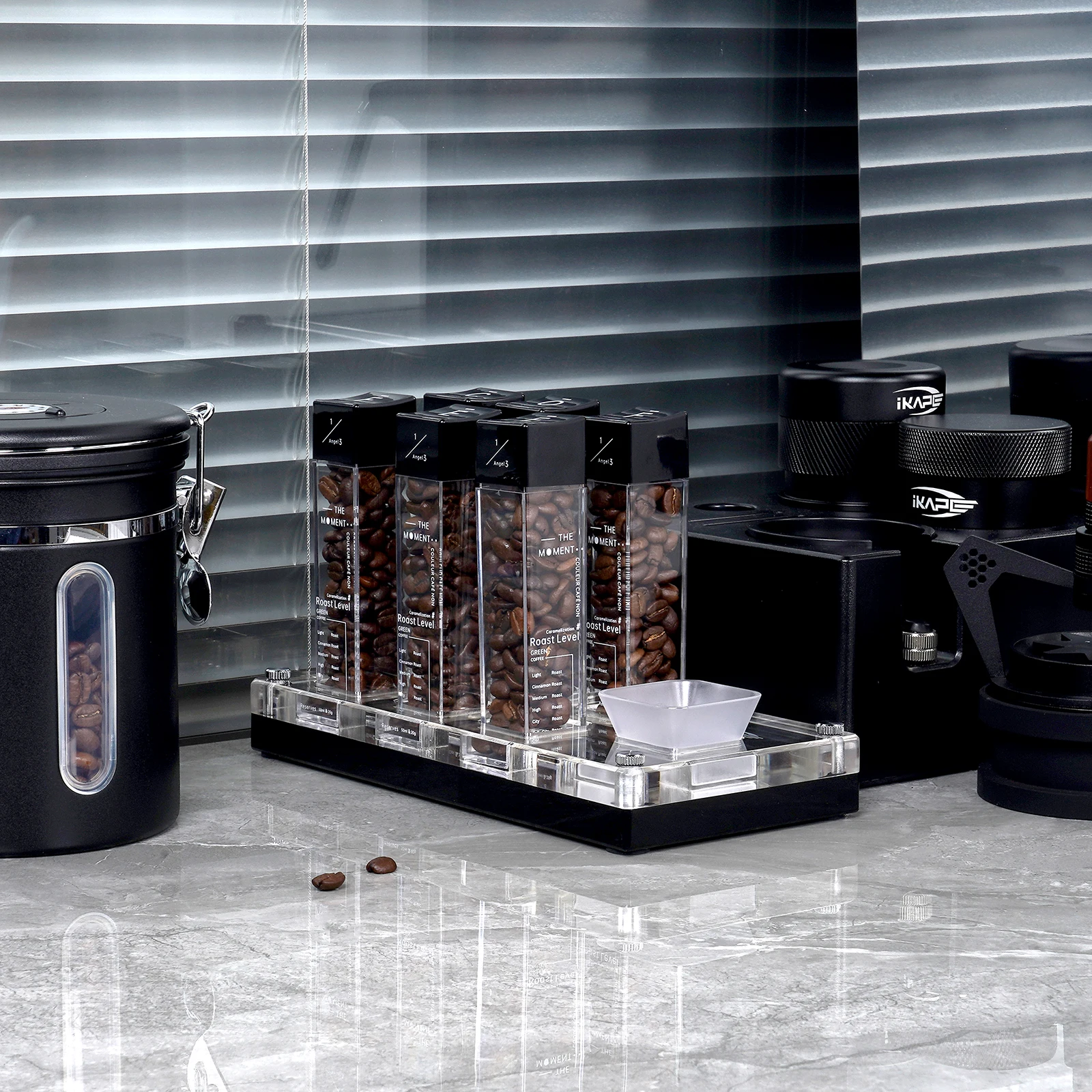 حافظ على انتعاش قهوتك: حافظات حبوب القهوة IKAPE 6...