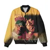 New Fashion Women/Men's  3D Print  Mobb Deep  Zipper Bomber Jackets Men Overcoat Mens Coat Zip Up Jackets 3