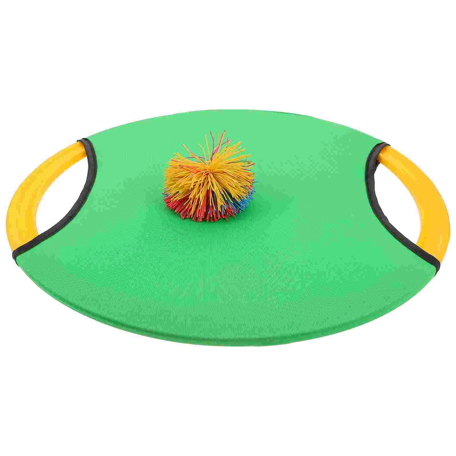 

Flying Disc Trampoline Paddle and Ball Set Ball Bounce Game Toss and Catch Bat with Ball Outdoor Sports for Adults Kids (1