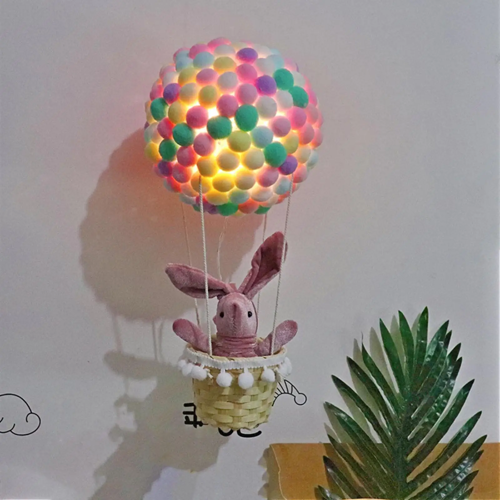 Hot Air Balloon Night Light Material Package DIY Handmade for Birthday Gift