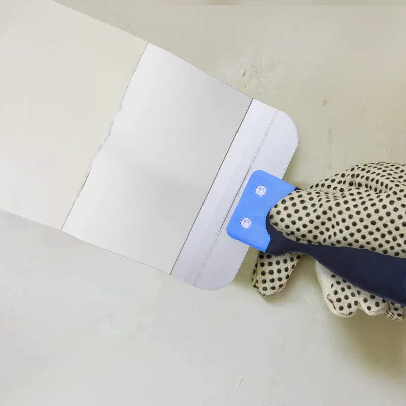 1PC 6/8/10/12/14inch Putty Knife Stainless Steel Scraper For Repair Fill Wall Reusable Cleaning Scraping Plaster Hand Tools 5