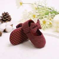 Adorable Bowknot Mary Jane Shoes For Baby Girls - Lightweight, Non-Slip & Soft Flat Sole For Indoor/Outdoor Walking All Year Rou 2