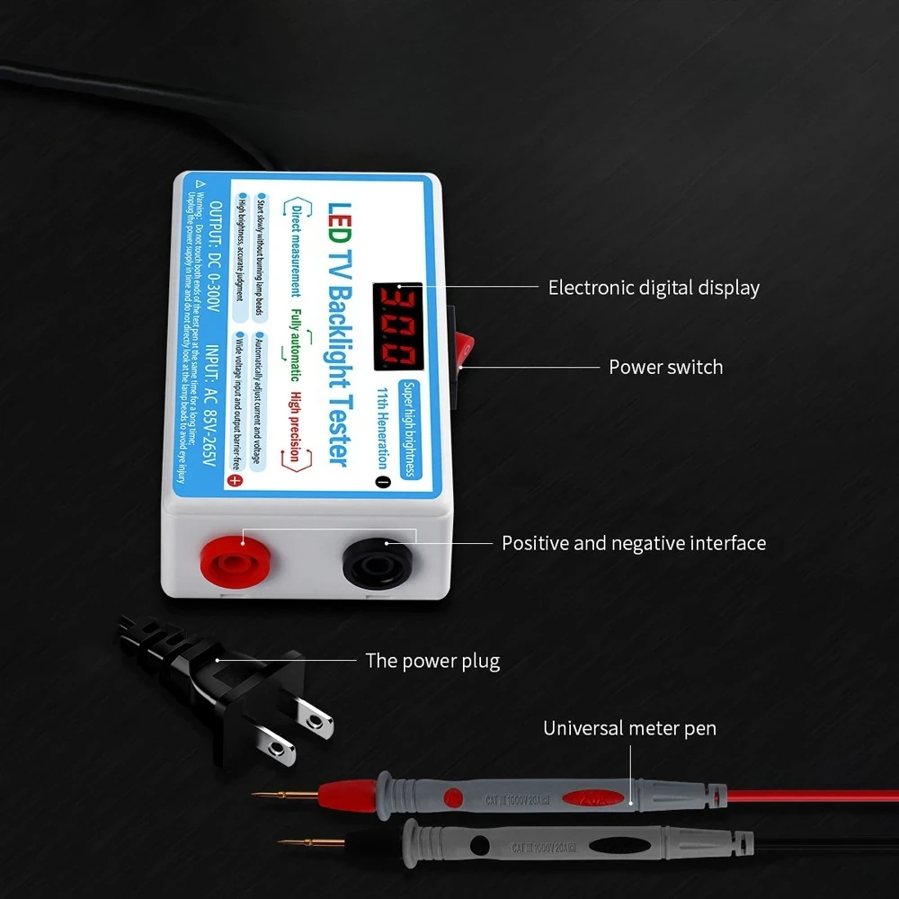 LED Tester LED Lamp TV Backlight Tester Multipurpose LED Strips Beads Test Tool for Light