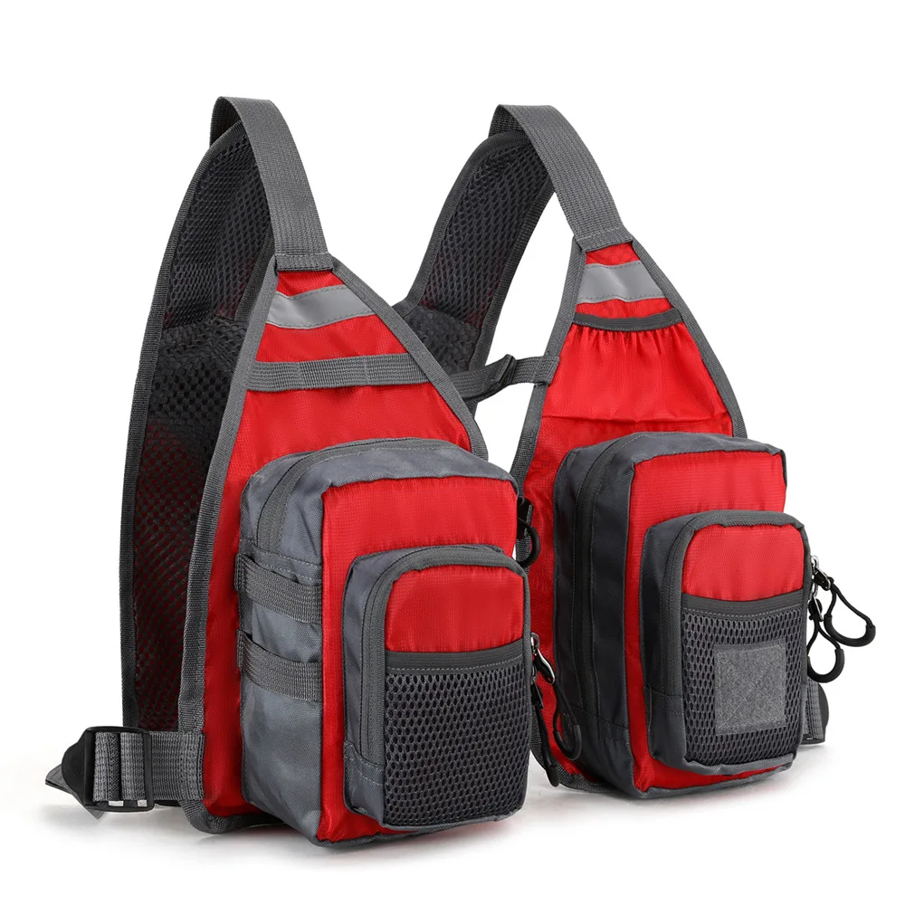 Description Picture 6 of itemOutdoor Fishing Vest Ultra Lightweight Fly Fishing Vest for Men and Women Portable Chest Pack One Size Fits Most