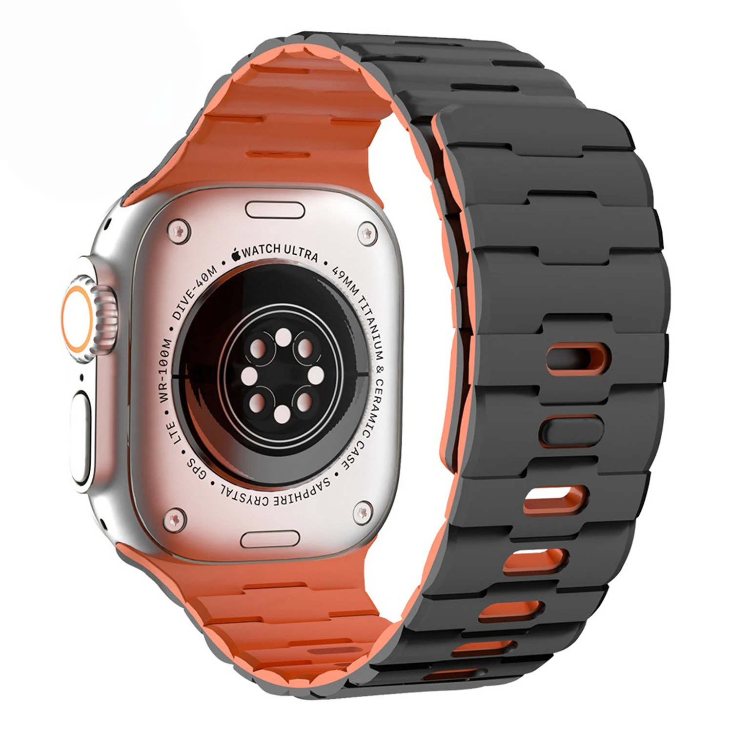 Magnetic Sport Silicone Bracelet iWatch Strap
