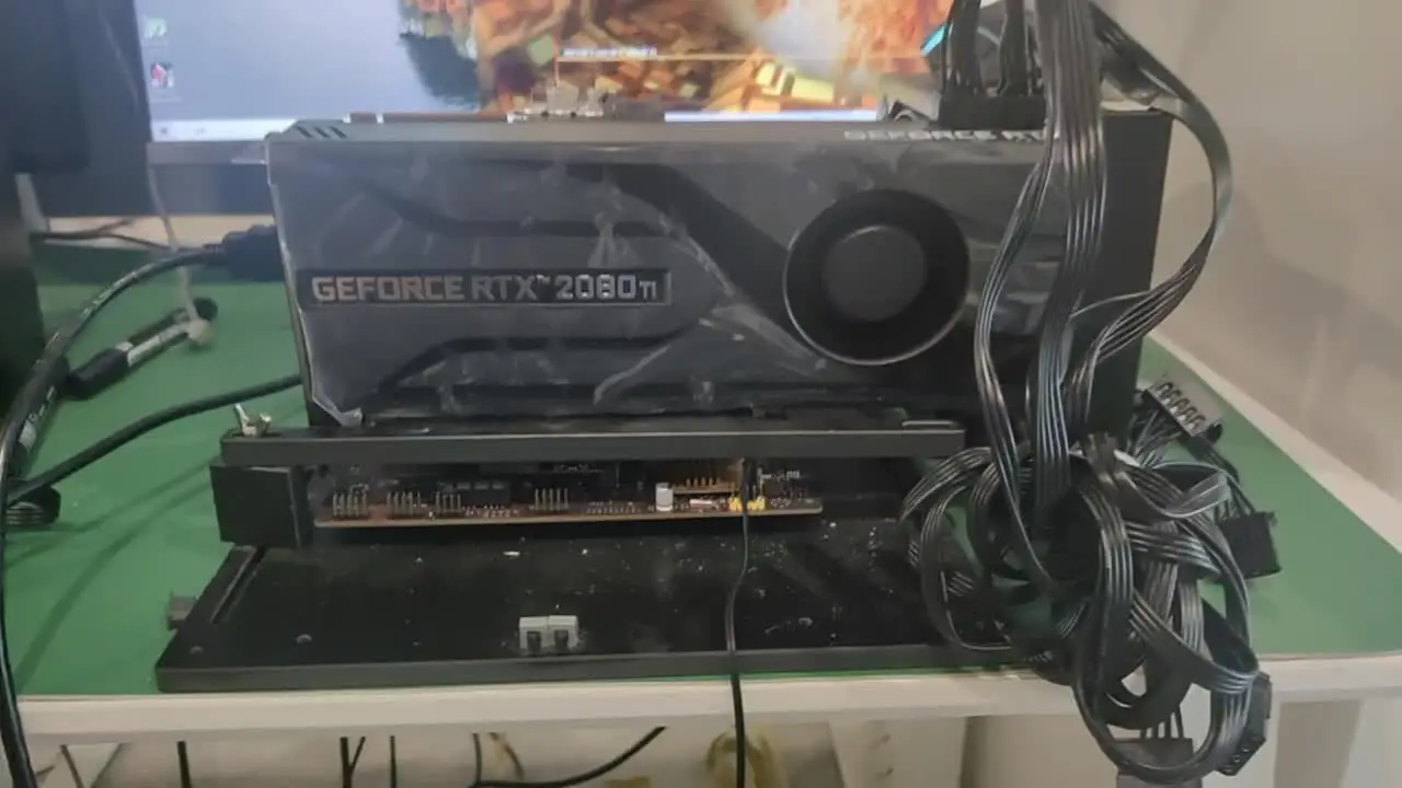 ビデオグラフィックスカード,RTX 2080ti, 22GB,4352sp,352ビット,gddr6